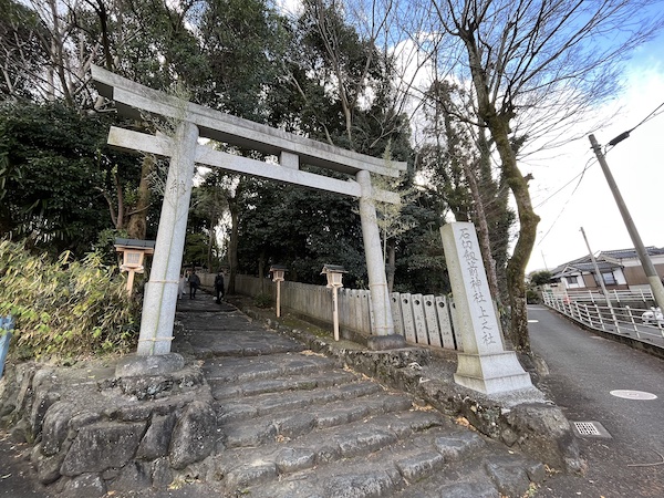 石切劔箭神社上之社に登る石段