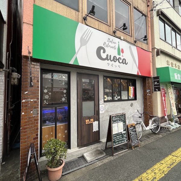 Cuocaの店構え