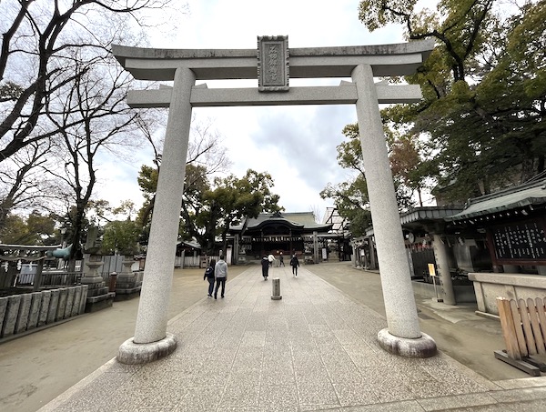 石切劔箭神社の鳥居